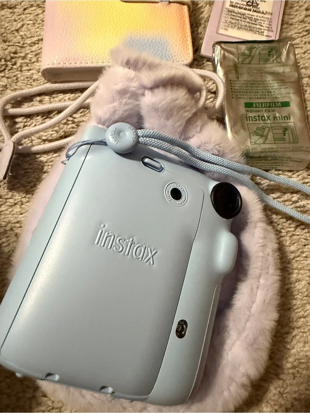 Fujifilm instax mini 12 Instant Camera - Light Blue with Pastel Accessories